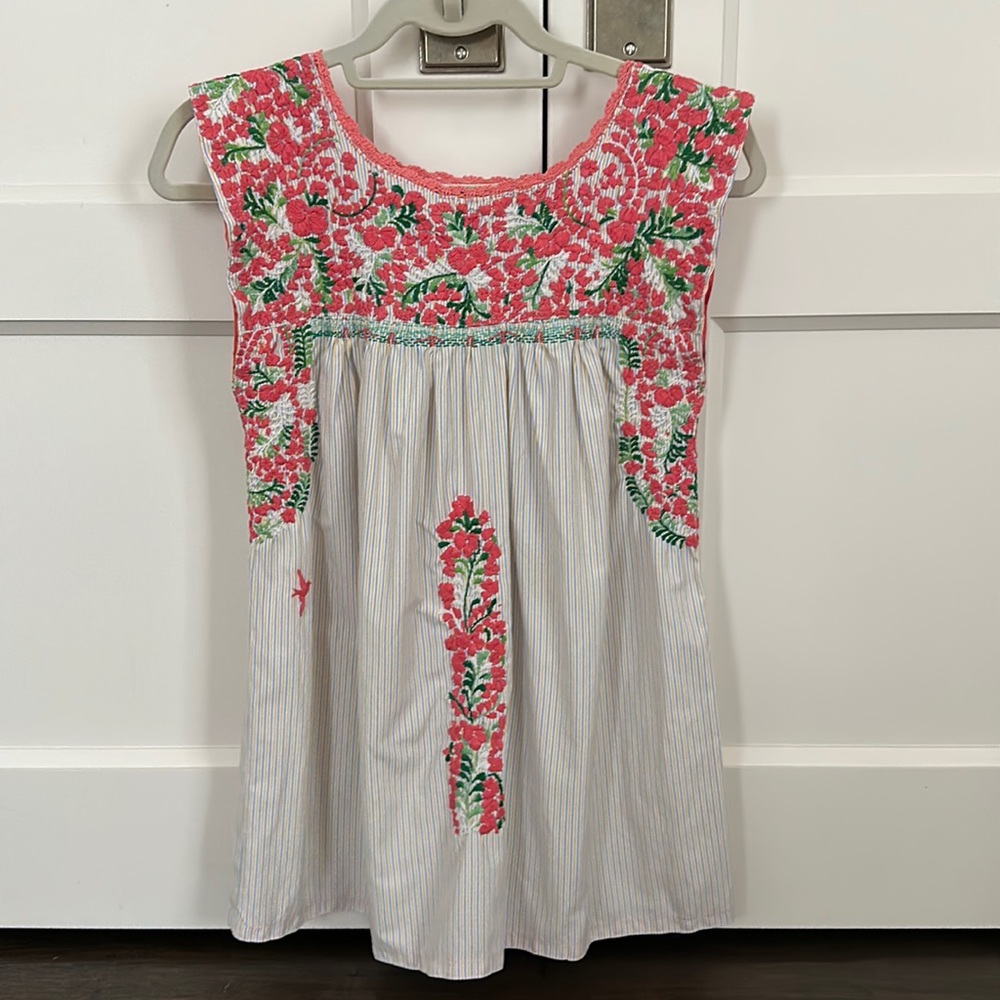 Mi Golondrina Flores Blouse